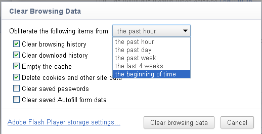 Clearhistory