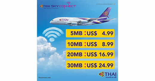 Cara Internetan Dalam Pesawat Thai 4d374