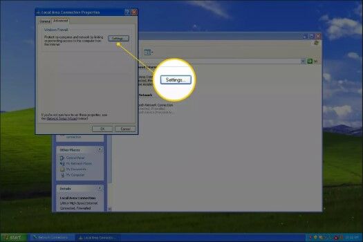Cara Mematikan Firewall Di Windows XP Buka Opsi Settings 665a9