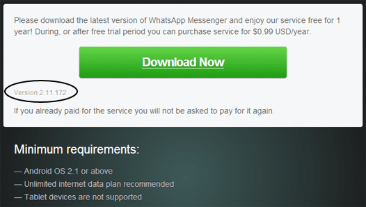 Update Whatsapp Dari Website Dapat Versi Lebih Baru1