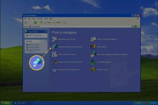 Cara Mematikan Firewall Di Windows XP Masuk Ke Network And Internet Connection Fe0b3