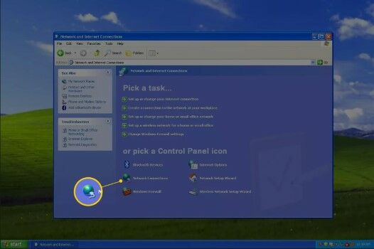 Cara Mematikan Firewall Di Windows XP Pilih A Control Panel Icon A94b5
