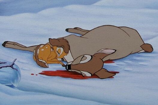 Kematian Mengerikan Di Film Anak Anak Bambi D0454
