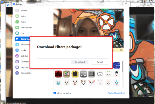 zoom filters download pc