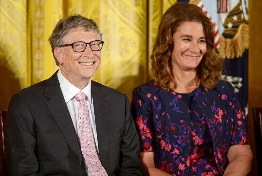 Bill Gates Dan Melinda Gates 56663