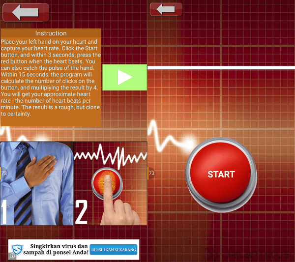 Cara mengukur detak jantung menggunakan android 2