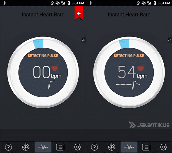 Cara mengukur detak jantung menggunakan android