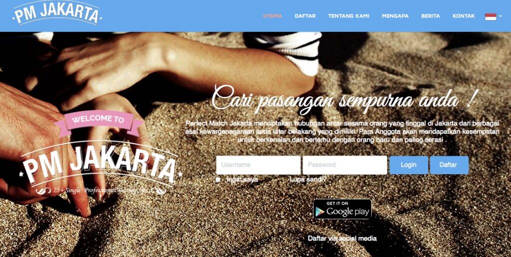 Website www.pmjakarta.com