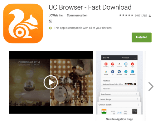 UC Browser