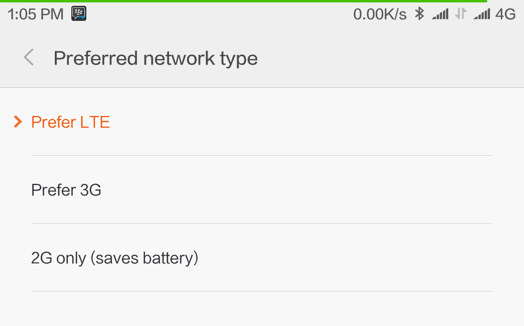 jaringan 4G smartphone Xiaomi