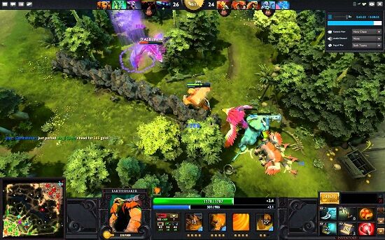 Ganking Dota 2