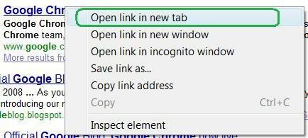 Open Link In A New Tab Shorcut