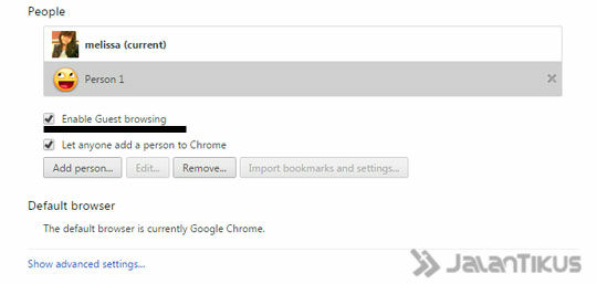 Chrome Guest Browsing