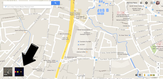 Peta Gandaria City Untuk Game Pacman
