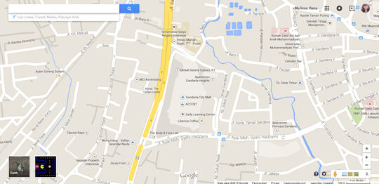 Peta Gandaria City Untuk Pacman