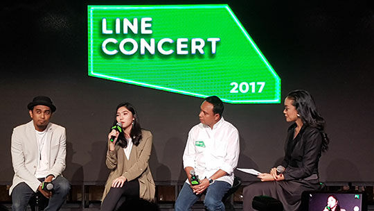 Wawancara Line Concert