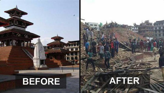 Nepal Before After
