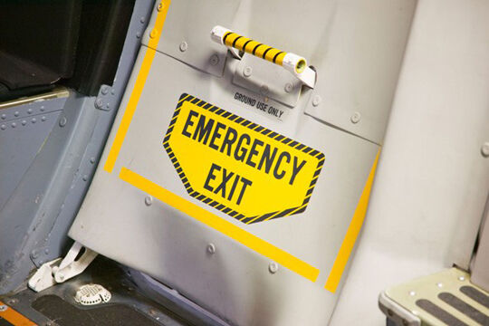 Emergency Exit Plane