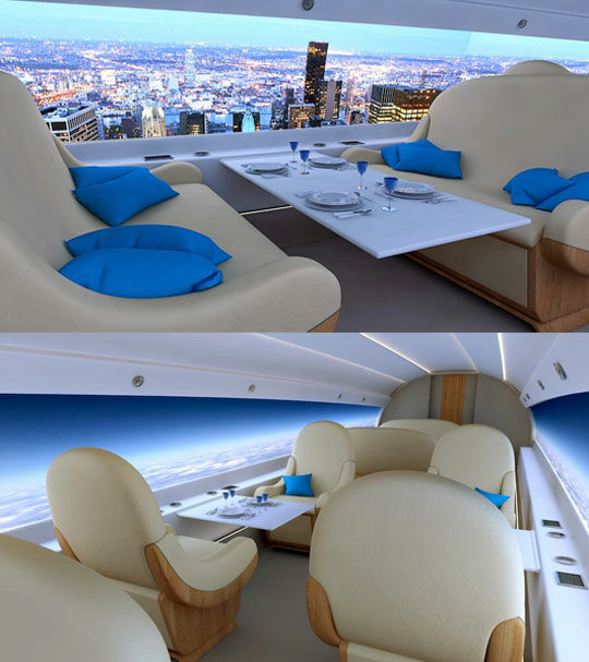 Interior Supersonic Jet