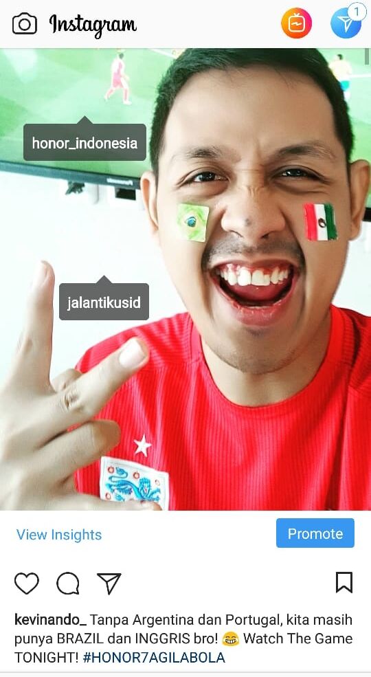 Selfie Honor Piala Dunia 92fbb