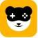 Panda Gamepad Ikon Jalantikus 3e46e