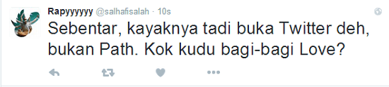 Twitter Bukan Path