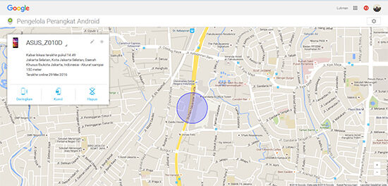 Fitur Android Device Manager