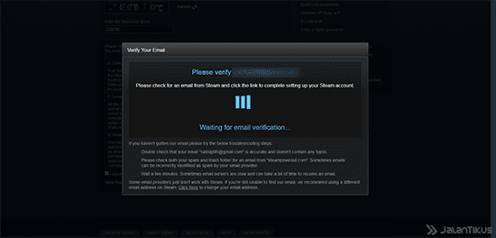Cara Membuat Akun Steam Website 3