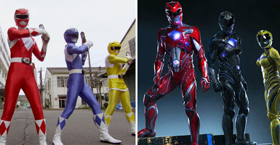 Superhero Dulu Vs Sekarang Power Rangers