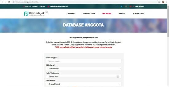 Daftar Situs Informasi Pemilu 3 3007a