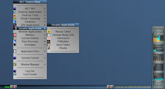 Sistem Operasi Hacker Terbaik Network Security Toolkit Nst