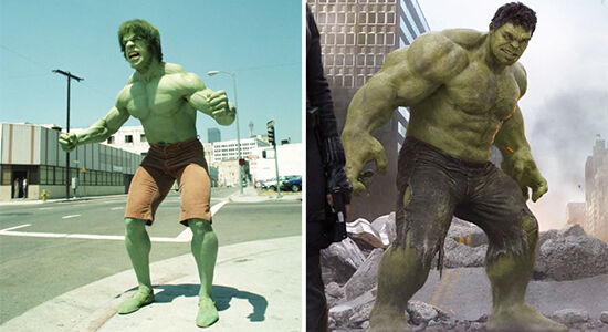 Superhero Dulu Vs Sekarang Hulk