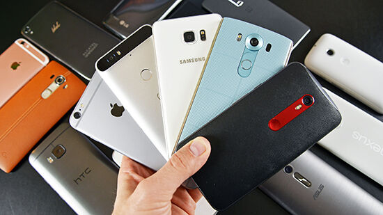 Smartphone Android Baru Bertaburan