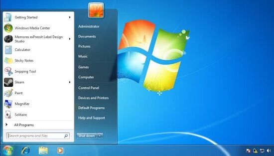 Windows 95 Start Menu 7