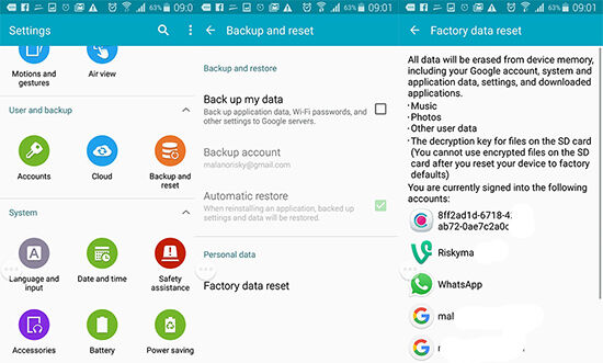 Cara Membuka HP Samsung yang Terkunci Karena Lupa Password