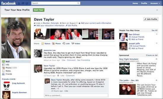Gambar6 Facebook New Profile