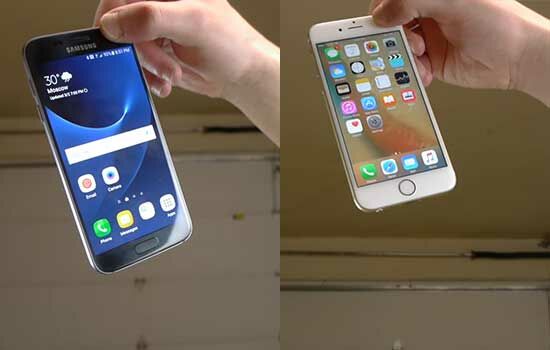 Drop Test Galaxy S7 Vs Iphone 6s