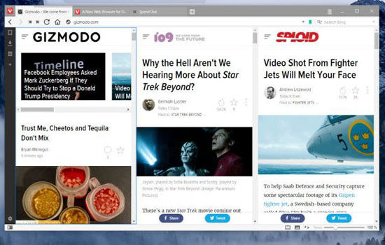 5 Keunggulan Browser Vivaldi Side By Side Browsing