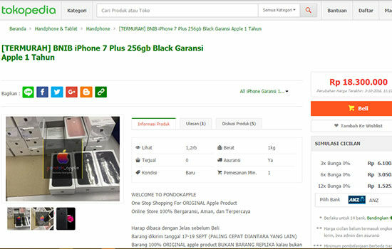 Alasan Orang Beli Iphone 7