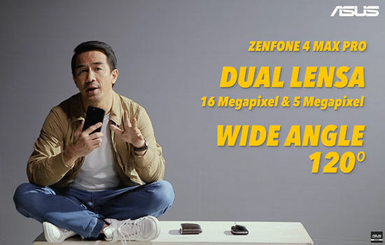 Fakta Joe Taslim Asus Zenfone 4 Max Pro 4