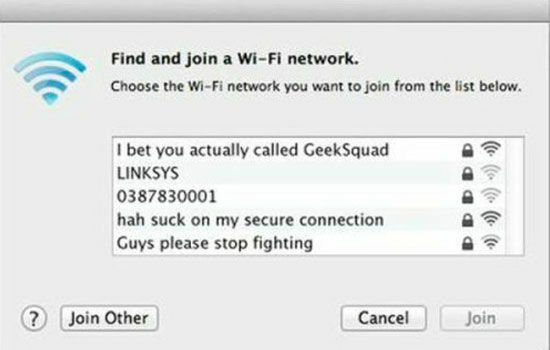 Nama Wi Fi Kocak 17