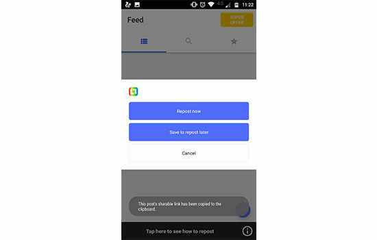 Как сделать репост в Instagram 11