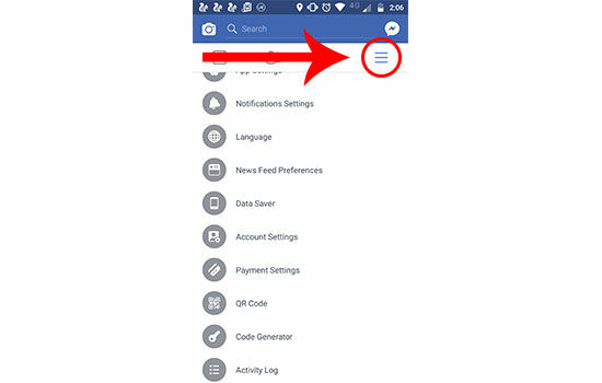 Cara Sembunyikan Akun Facebook