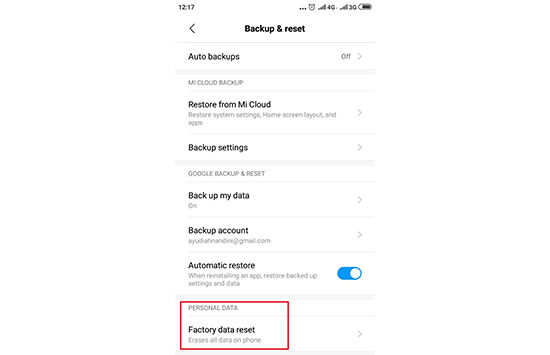Cara Restart Hp Xiaomi 4 36ef0