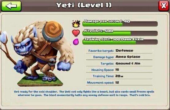Coc Yeti