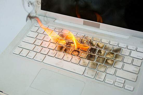 Laptop Kebakar