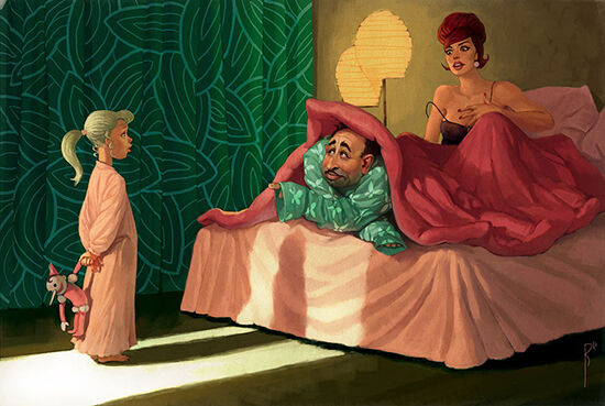 Ilustrasi Kontroversial Yang Mencela Kehidupan Modern 7