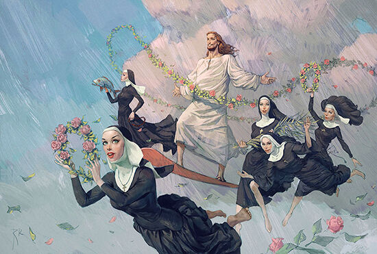 Ilustrasi Kontroversial Yang Mencela Kehidupan Modern 12