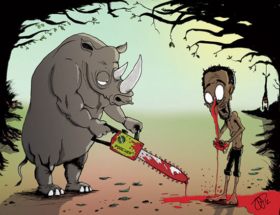 Ilustrasi Perlakuan Hewan Ke Manusia 1