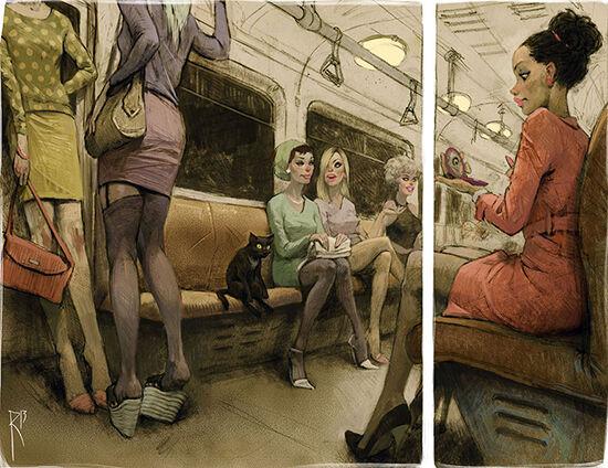 Ilustrasi Kontroversial Yang Mencela Kehidupan Modern 9
